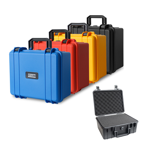 Protective Safety Instrument Tool Box Plastic Storage Toolbox Equipment Suitcase Impact Resistant Shockproof with Sponge ► Photo 1/6