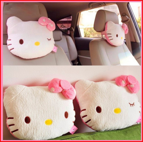 Cartoon Car Neck Pillow Car Headrest Pillow Soft Car Seat Pillow