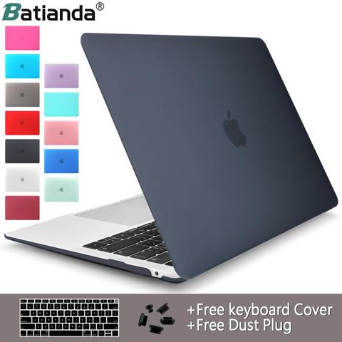 Crystal Clear Matte Hard Case Cover for Macbook Pro 13.3 15 16 2022 A2338 A2251 A2289 Pro Retina 12 13 15