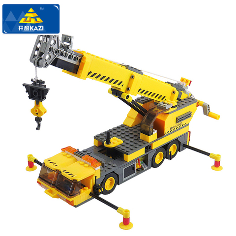 380+pcs City Series Building Blocks 3D Crane Model Blocks Assembly DIY Construction Bricks Building Toys For Children Kids Gift ► Photo 1/6