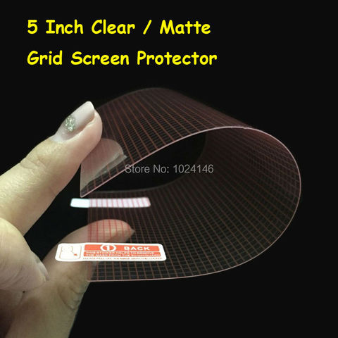 5 Inch - 6.5cm x 11.5cm Universal HD Clear / Anti-Glare Matte LCD DIY Grid Screen Protector Protective Film For 5