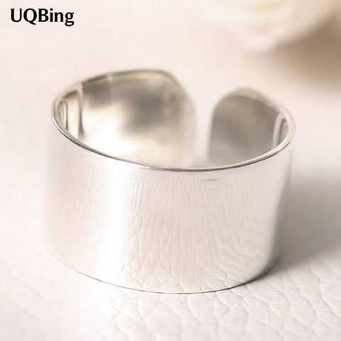 2016 Free Shipping 925 Sterling Silver Smooth Rings For Women Jewelry Beautiful Finger Open Rings For Party Birthday Gift ► Photo 1/1