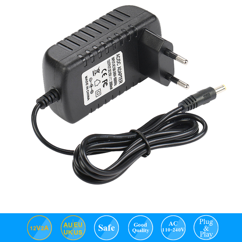 DC100-240V to 12V2A CCTV Camera Power Adapter Monitoring power supply EU AU UK US Camera converter Adapter free Shipping ► Photo 1/6