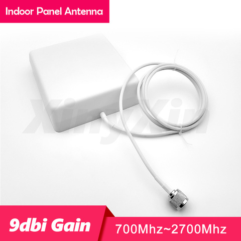 700-2700 MHz N male Indoor Panel Antenna 9dBi Internal Antenna for 4G 3G 2G Mobile Cell Phone Signal Booster Repeater Amplifie ► Photo 1/3