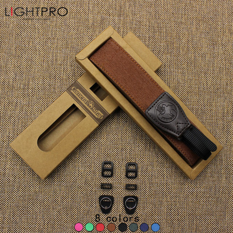 Ethnic Retro Style Photo Camera Shoulder Adjustable Chamude Strap DSLR Neck Strap Jean Cowhide Material Belt Non-slip Soft Strap ► Photo 1/6