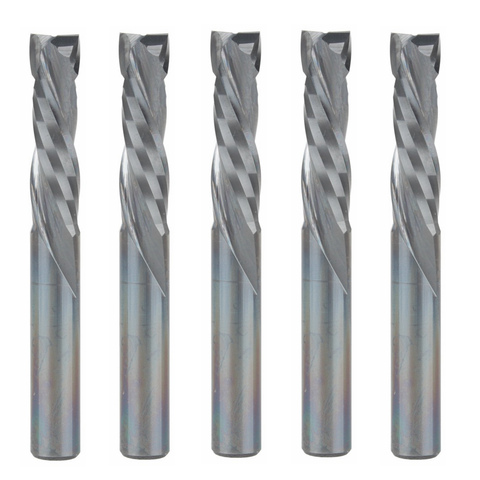 5pcs Up Down Cut 6MM AAA Solid Carbide CNC Router Endmill Compression Wood Tungsten End Milling Cutter Tool Bit ► Photo 1/3