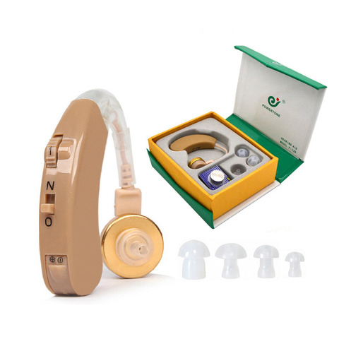 BTE Hearing Aid Voice Sound Amplifier AXON F-138 Hearing Aids Behind Ear Adjustable Health Care ► Photo 1/6