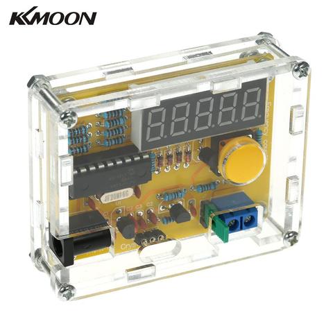 DIY frequency meter counter Tester digital Crystal Counter Meter Oscillator Tester with Transparent Case 1Hz~50MHz ► Photo 1/6