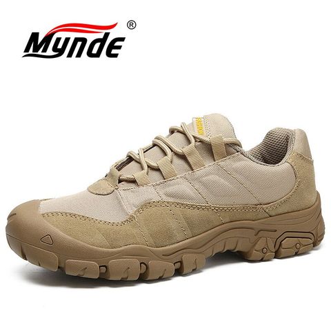 Mynde Cow Suede Leather Work Safety Male Sneakers Adult Non-Slip Casual Shoes Military Army Spring Autumn  Footwear Men's shoes ► Photo 1/6
