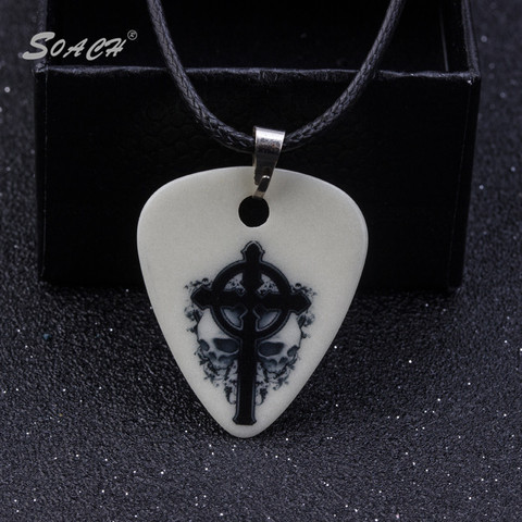 SOACH 1.0mm guitar picks Necklace Pendant Strips Chain Necklaces Jewelry  Guitar Accessories A variety of styles ► Photo 1/6