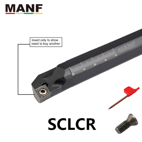 MANF Turning Tool SCLCR S10K-SCLCR06 Internal Lathe Boring Bar Tungsten Carbide Tools For CCMT06 CCMT09 Turning Inserts ► Photo 1/6