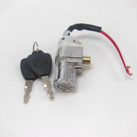 2pcs/Lot Electric Bicycle Ignition on/off key Switch QianHe Heavy Load E-bike Li-ion Battery Casing Lock (bigger head type) ► Photo 1/5
