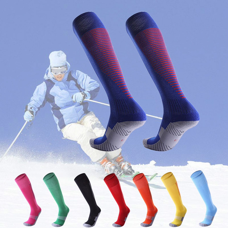 Men Women Winter Ski Outdoor Sports Socks Thermal Long Climbing Hiking Stocking 