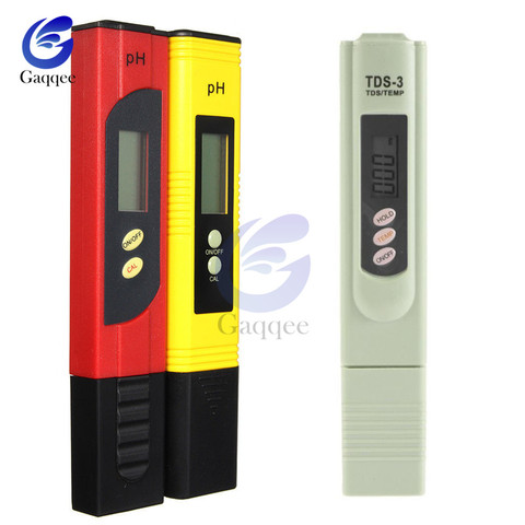Portable Digital PH Meter 0.00-14.0 PH Tester TDS&EC Meter Thermometer 0-9999us/cm 0-9999ppm 0.1-80.0degree 3 in 1 Water Monitor ► Photo 1/6
