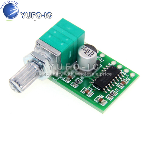 Small PAM8403 mini 5v digital power amplifier board with switch potentiometer can be USB powered sound good ► Photo 1/5