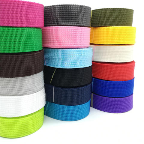 5 yards 25mm Canvas Ribbon Belt Bag Webbing Nylon Webbing Knapsack Strapping Sewing Bag Belt Accessories ► Photo 1/5