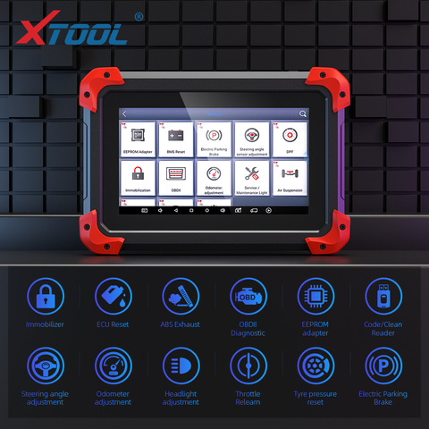 XTOOL X100PAD Professional Key Programmer OBD2 Diagnostic Scanner Auto Code Reader with EEPORM odometer adjustment Update online ► Photo 1/6