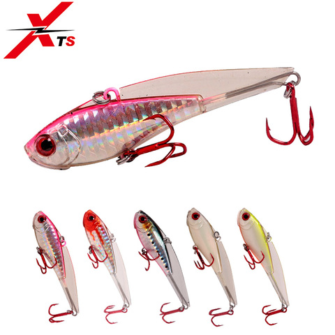 XTS Fishing Lure 70mm 85mm Artificial VIB Bait Sinking Hard Lure Lead Material 5 Colors Quality Swimbait Jerkbait 3520 ► Photo 1/6