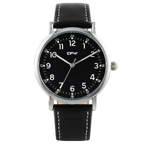 Classic Men's Analog Quartz Watch Leather Strap Wristswatch luxury casual Business Japan Movement Wearing Men watches ► Photo 1/6