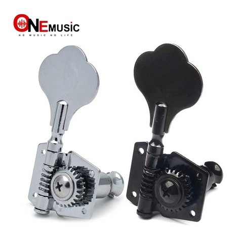 4R 4L 2R2L Opened Electric Bass Guitar Tuning Pegs Machine Heads Tuners for Bass Chrome Black ► Photo 1/6