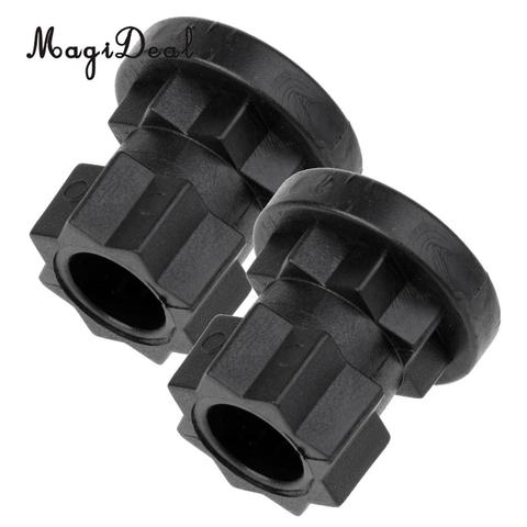 MagiDeal 1 Pair/2Pcs Durable Nylon Kayak Ram Rod Base Mount Track Base Replacement Accessories for Boat Canoe Angler Fishing ► Photo 1/6