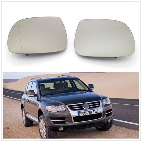 Heated Mirror Glass  For VW Touareg 2007 2008 2009 2010 Car-Styling Door Side Heated Mirror Glass ► Photo 1/6