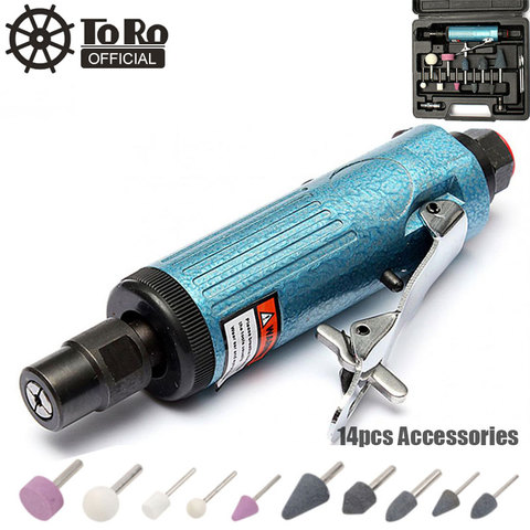 TORO Air Compressor Pneumatic Die Grinder Machine Tire Grinding High-speed Mill Engraving Tool Kit Polishing For Tire Repair NEW ► Photo 1/6