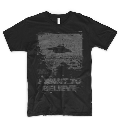 I Want To Believe T Shirt Alien Ufo Area 51 Roswell X Files Space Ship Grey Sin Summer 2022 Pop Cotton Man Tee Funny Tee Shirts ► Photo 1/1