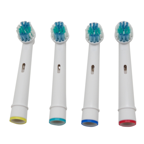 4 pcs Electric  ToothBrush Heads For Oral B SB-17 Pro-Health Stages Interclean White Clean 3D Excel Professional ► Photo 1/6