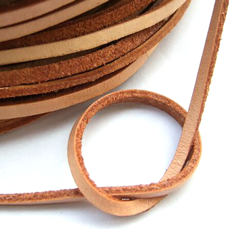 5 Meters Hight Quality 3*2mm Flat 100% Genuine Real Natural Leather Cord  String Lace Rope - Price history & Review, AliExpress Seller - anytimego  shop