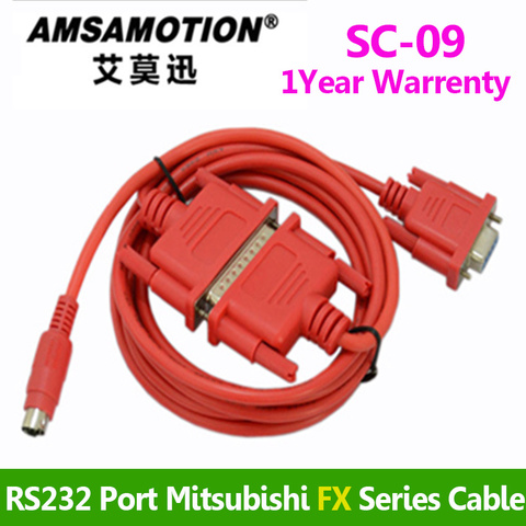 SC-09 PLC Programming Cable USB-SC09 Download Cable SC-09 FX A Serials PLC Cable For Mitsubishi FX0 FX0S FX1S FX0N FX1N FX2N A ► Photo 1/2