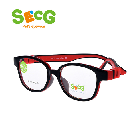 SECG Detachable Round Kids Optical Frame Children Frames Spectacles Food Grade  Material Retainer Strap Prescription Lunettes ► Photo 1/6