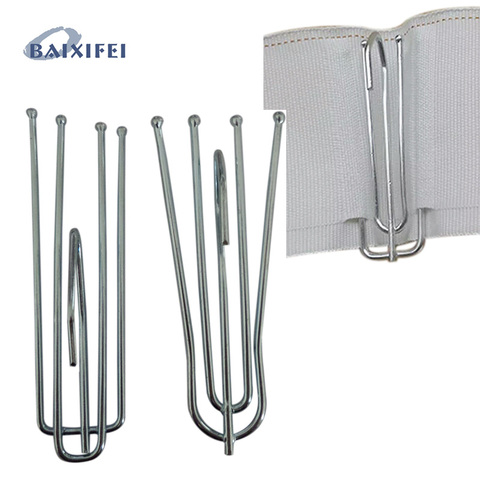 50 Pcs High quality curtains hooks use with tape,Curtain Accessories ► Photo 1/3