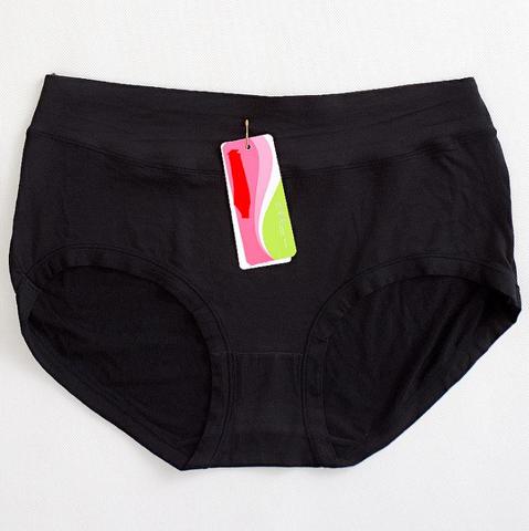 KJ16 Body Shaper Hip Ladies Underwear Plus Size Mid-Waist Breathable Bamboo Fiber Women's Panties ► Photo 1/6