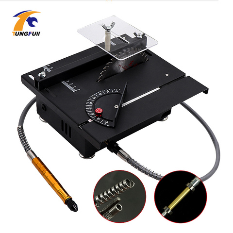 Multi-Function Wood Carving Machine Table Grinding Tool Cutting Micro Table Saw Beeswax Woodworking Polishing Tool Machine ► Photo 1/6