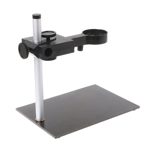 Aluminum Alloy Microscope Stand Portable Up and Down Adjustable Manual Focus Digital USB Electronic Microscope Holder Stand ► Photo 1/1