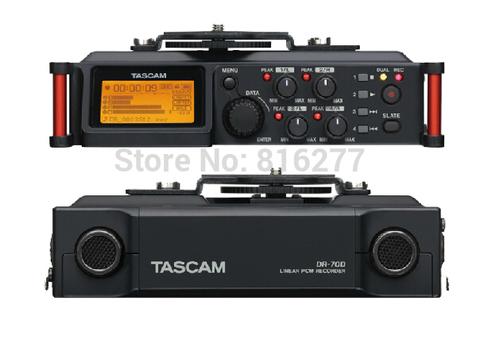 TASCAM DR-70D professional 4-Channel Recorder for SLR Audio Micro-film recording Four-channel recorder and Preamps Synchronous ► Photo 1/1