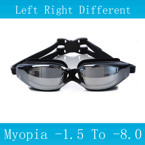 Swim Glasses Myopia Prescription Corrective Lens Pool Waterproof Adult Child Professional Swim Eyewear Optical Swimming Goggles ► Photo 1/6