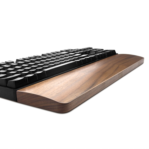 Walnut Wooden Keyboard Wrist Rest Vaydeer Ergonomic Gaming Desk Wrist Pad Support ► Photo 1/6