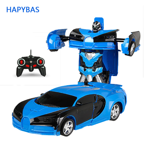 RC Transformer 2 in 1 RC Car Driving Transformation Robots Cars Models Remote Control Car RC Fighting Toy New year Gift ► Photo 1/6