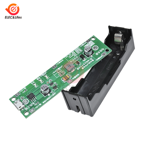 5V Micro USB step-up 18650 Lithium Battery Charging Protection Board boost converter ups uninterruptible power supply module ► Photo 1/6