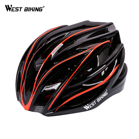 WEST BIKING Ultralight Integrally Molded Bicycle Helmet Mountain MTB Men Women Bike Helmet Bicycle Protection Cycling Equipment ► Photo 1/6