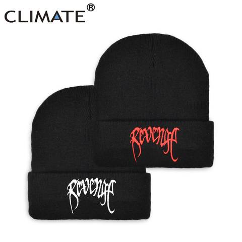 CLIMATE Xxx Revenge Beanie Men's Winter Hat Black Winter Beanies Hat Cap Warm Knit Hip Hop Beanie Hat Caps for Men ► Photo 1/6