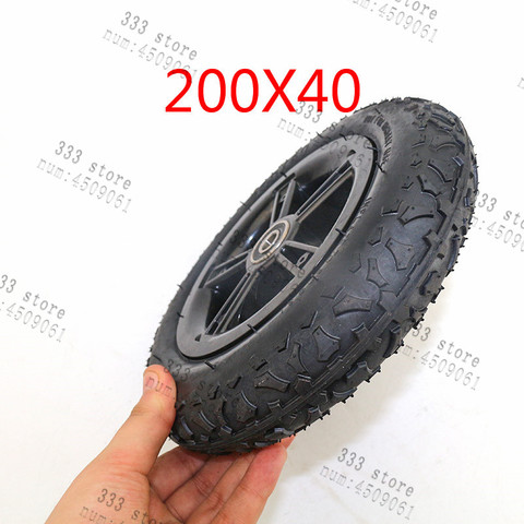 200X40   8 inch WHEEL RIM WITH INNER TIRE folding bicycle tyre rubber tyre scooter car motorcycle accessories baby's car ► Photo 1/6