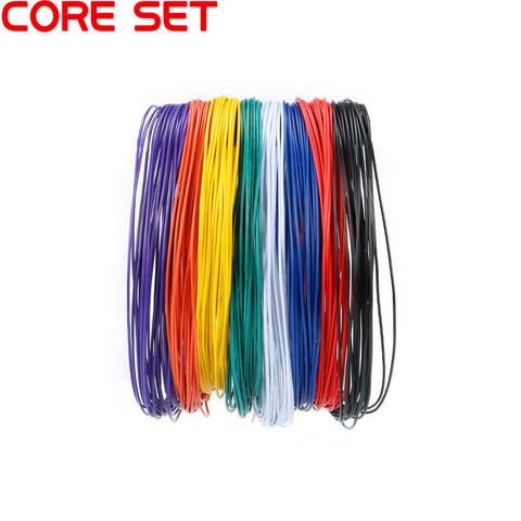 1 Set 10 Meters Wire 24AWG 1.4mm PVC Wire Electronic Cable Insulated LED Cable For DIY Connect 8 Color ► Photo 1/6