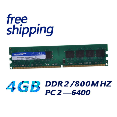 KEMBONA PC LONG-DIMM Desktop DDR2 4GB 800MHZ 667MHZ 240PIN for All Motheroard  Intel and for A-M-D ram memory module ► Photo 1/3