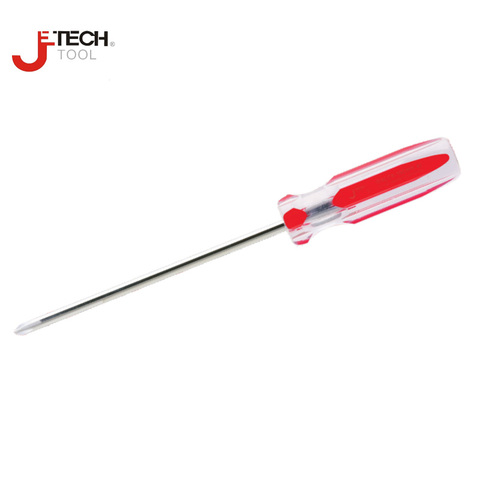 Jetech CR-V short mini standard extra long phillips #0 #1 #2 clear plastic handle precision opening battery screwdriver driver ► Photo 1/2