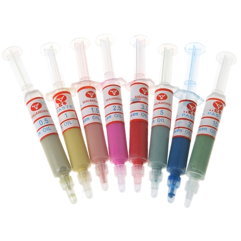 8Pcs Diamond Polishing Lapping Pastes Compound Syringes Set 0.5-10 Micron Tools ► Photo 1/6