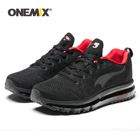ONEMIX 2022 Men Running Shoes Sport Tennis Shoes Fashion Breathable Air Cushion Athletic Trainers Trail Sneakers Free Shipping ► Photo 1/6