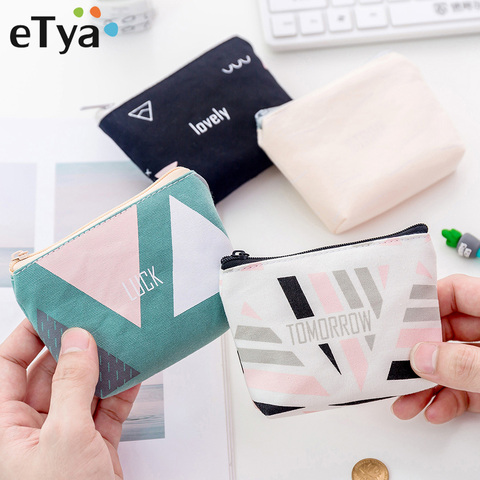 eTya Fashion Coin Purses Women Wallet Small Cute Credit Card Holder Key Money Bags for Ladies Purse Kids Children Zipper Pouch ► Photo 1/6
